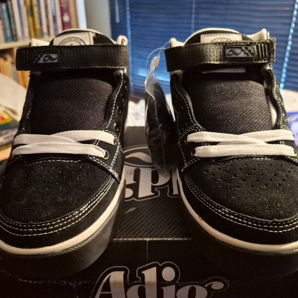 Adio Skate Radley Ankle Strap Men 9.5 US Black/Black/White Ryan Bobier 79630 main image 4